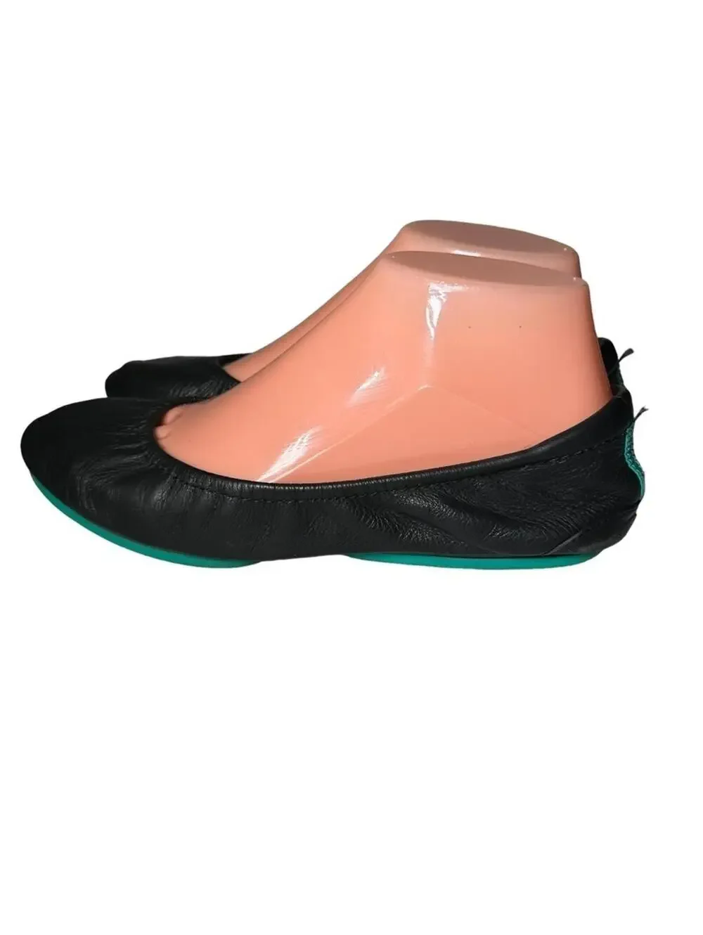 TIEKS by Gavrieli Matte Black Leather Ballet Flats | Women’s Size 8